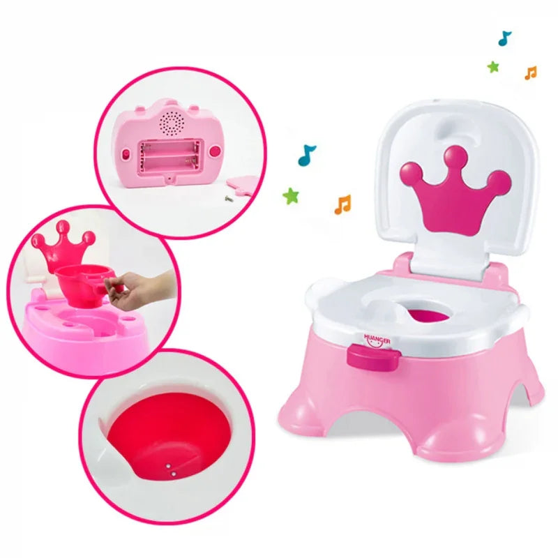 2-WOOPIE BABY Pierwszy Nocnik dla Dziecka z Muzyką 3w1 Krzesełko Stopień-2