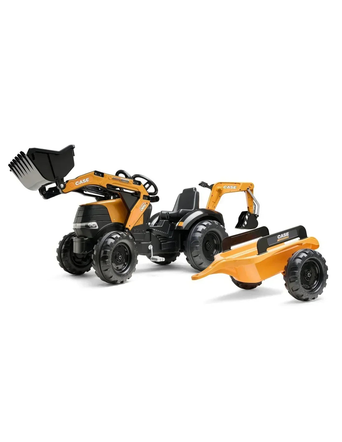 Traktor Falk CE z napędem łańcuchowym, stabilny i odpowiedni dla dzieci 3-7 lat - zabawki-dla-dziewczynki
