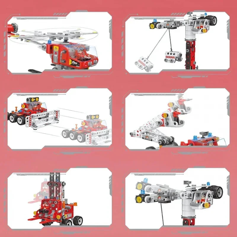 Zabawka edukacyjna WOOPIE Creator City Fire Brigade - zabawki-dla-dziewczynki