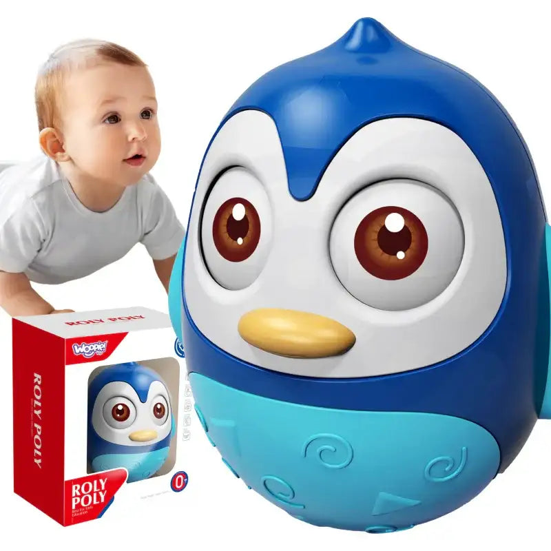 WOOPIE BABY sensoryczny pingwinek wańka wstańka dla niemowląt - zabawki-dla-dziewczynki