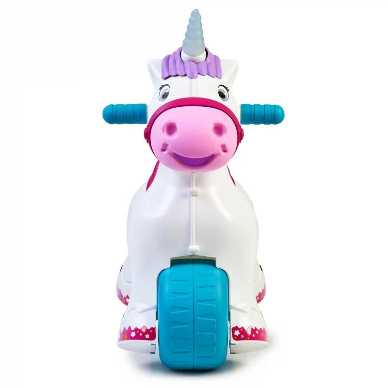 FEBER Interaktywny Bujany Jednorożec 2w1 – Jeździk Biegowy - zabawki-dla-dziewczynki