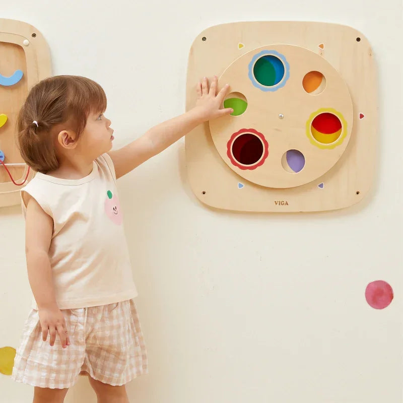 VIGA Sensoryczna Tablica Mieszanie Kolorów edukacyjna zabawka - zabawki-dla-dziewczynki