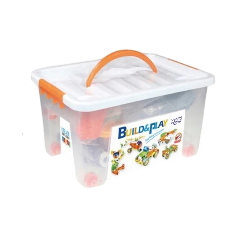 WOOPIE Zestaw Klocki Konstrukcyjne Pojazdy STEM 163 el. - zabawki-dla-dziewczynki