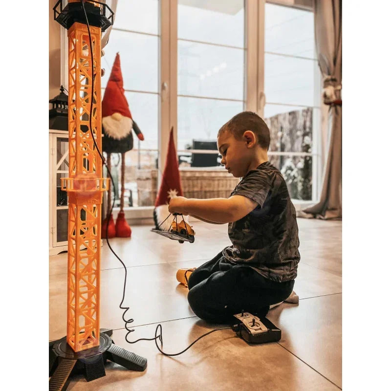 Dźwig RC 103 cm z ruchomym hakiem dla dzieci - zabawki-dla-dziewczynki
