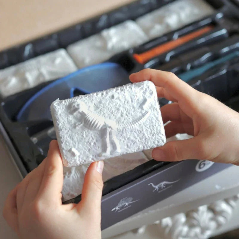 WOOPIE Wykopalisko "Mały Archeolog" 6 Szkieletów Dinozaurów - zabawki-dla-dziewczynki