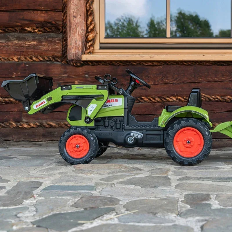 Traktor na pedały Falk Claas z przyczepą dla dzieci od 3 lat - zabawki-dla-dziewczynki