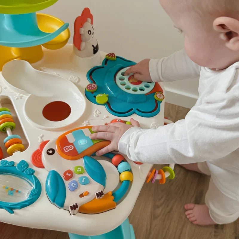 Stolik sensoryczny WOOPIE Baby Active Table z kolorowymi elementami - zabawki-dla-dziewczynki