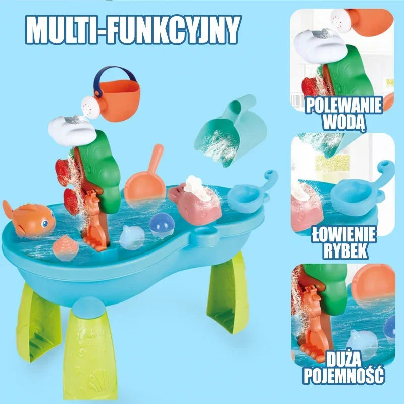 WOOPIE stolik wodny 2w1 piaskownica wodospad zabawka edukacyjna - zabawki-dla-dziewczynki