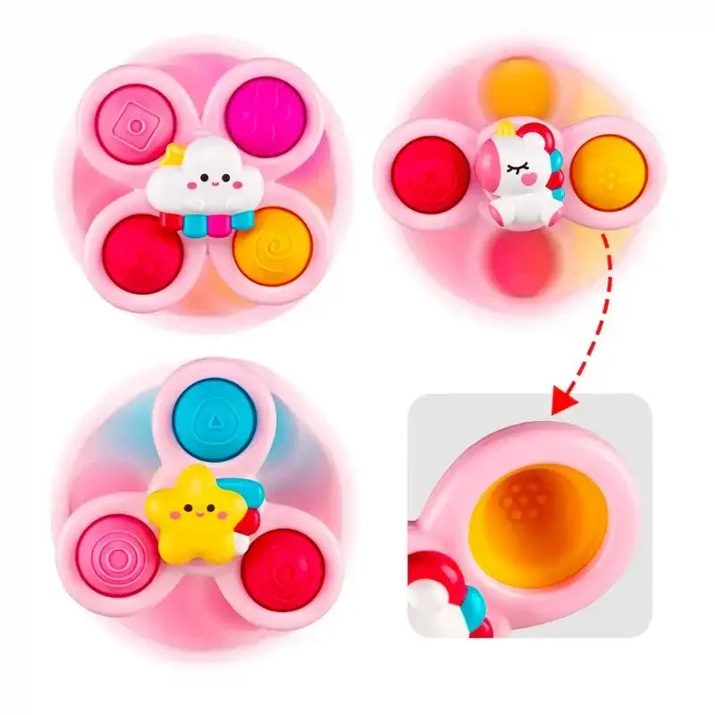 Kosmiczny spinner Pop-it dla niemowląt WOOPIE BABY - zabawki-dla-dziewczynki