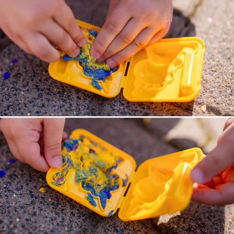 WOOPIE Piasek Kinetyczny 0,6 kg Zestaw Jednorożec Stolik z Foremkami - zabawki-dla-dziewczynki