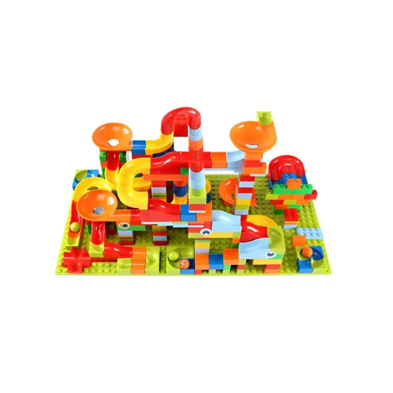 WOOPIE Tor Kulkowy Kulodrom Zjeżdżalnia dla Kulek Konstrukcja 340 el. - zabawki-dla-dziewczynki