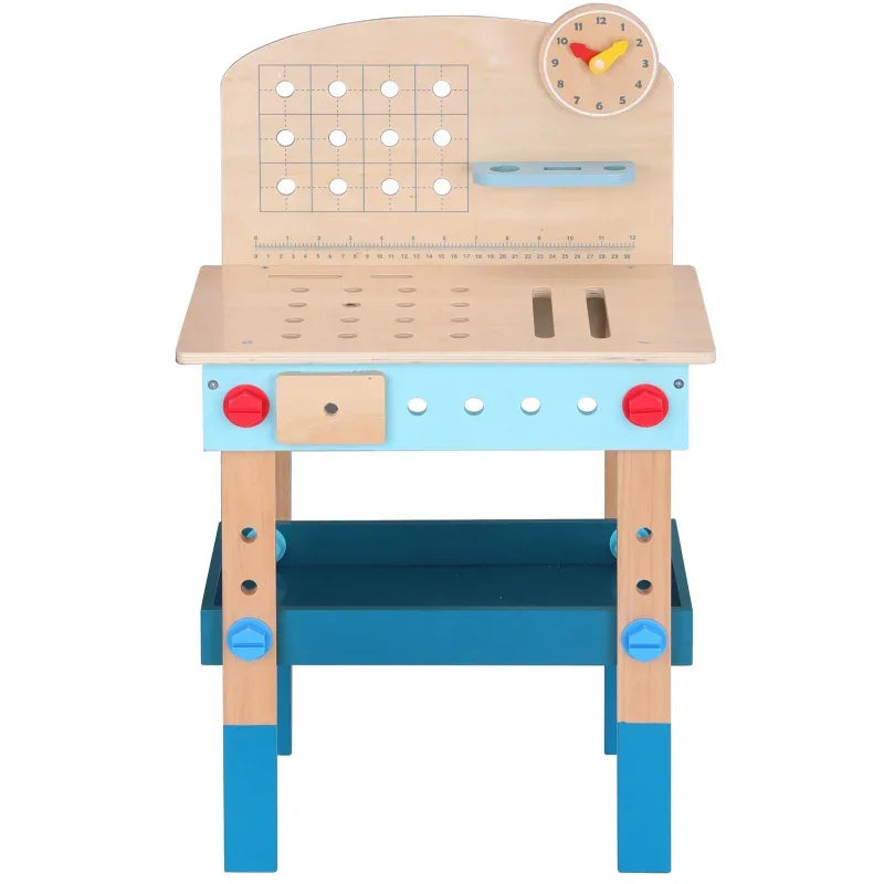 5-TOOKY TOY Drewniany Stół Do Majsterkowania Warsztat-5