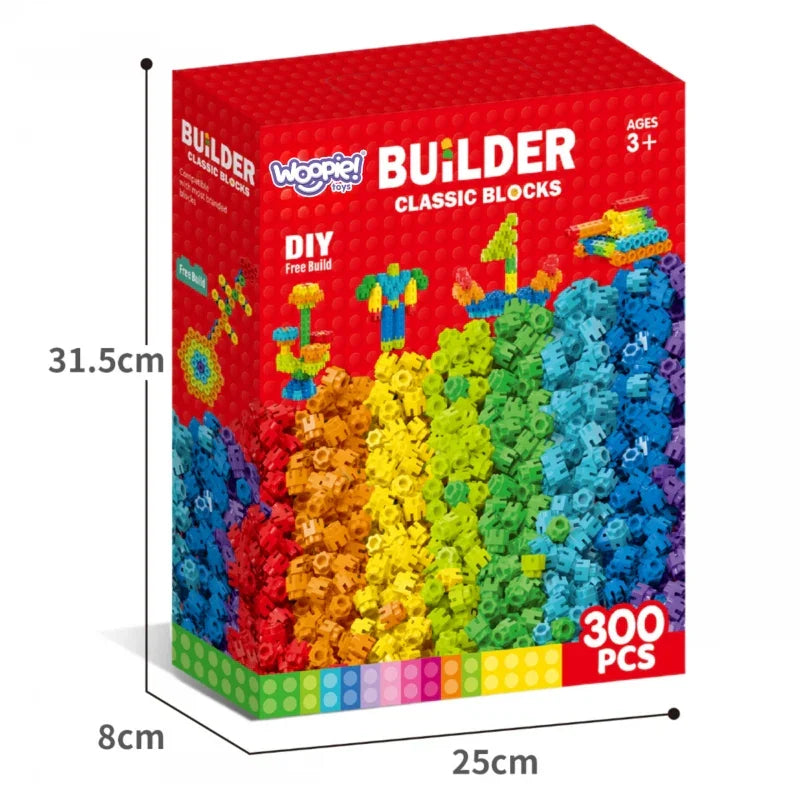 WOOPIE Kreatywne Klocki Konstukcyjne 300 el. - zabawki-dla-dziewczynki