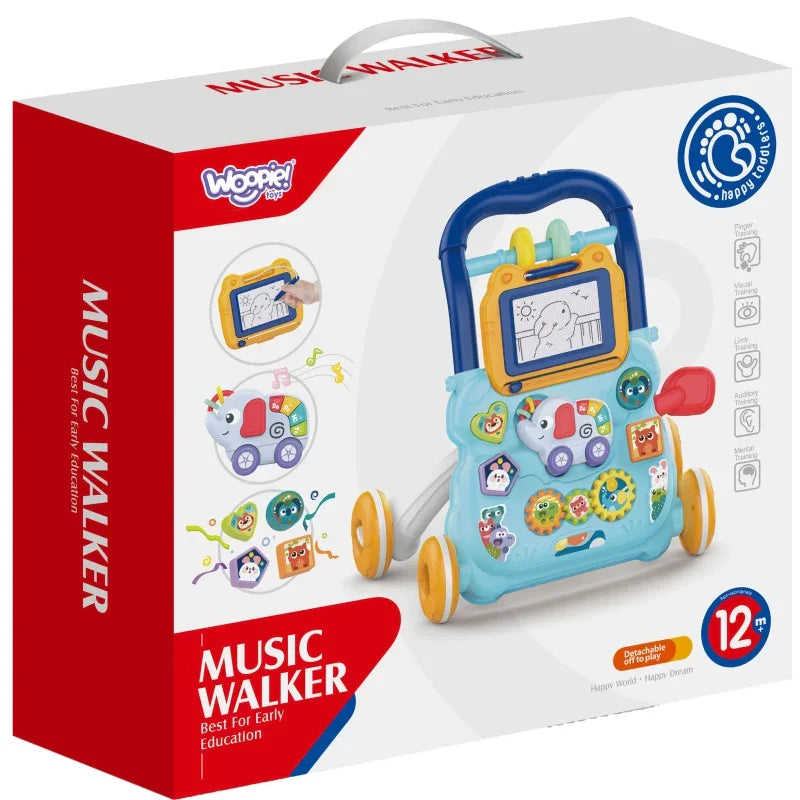 WOOPIE BABY Interaktywny Chodzik Pchacz Muzyczny + Znikopis - zabawki-dla-dziewczynki