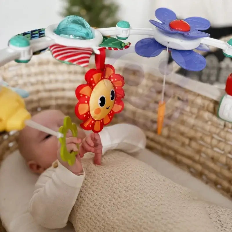 Łuk sensoryczny WOOPIE BABY z zawieszkami dla dziecka  - zabawki-dla-dziewczynki