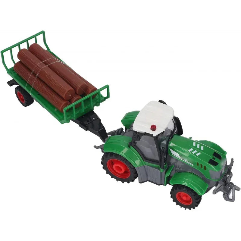 Traktor RC WOOPIE z przyczepą skala 1:24 zabawka dla maluchów - zabawki-dla-dziewczynki