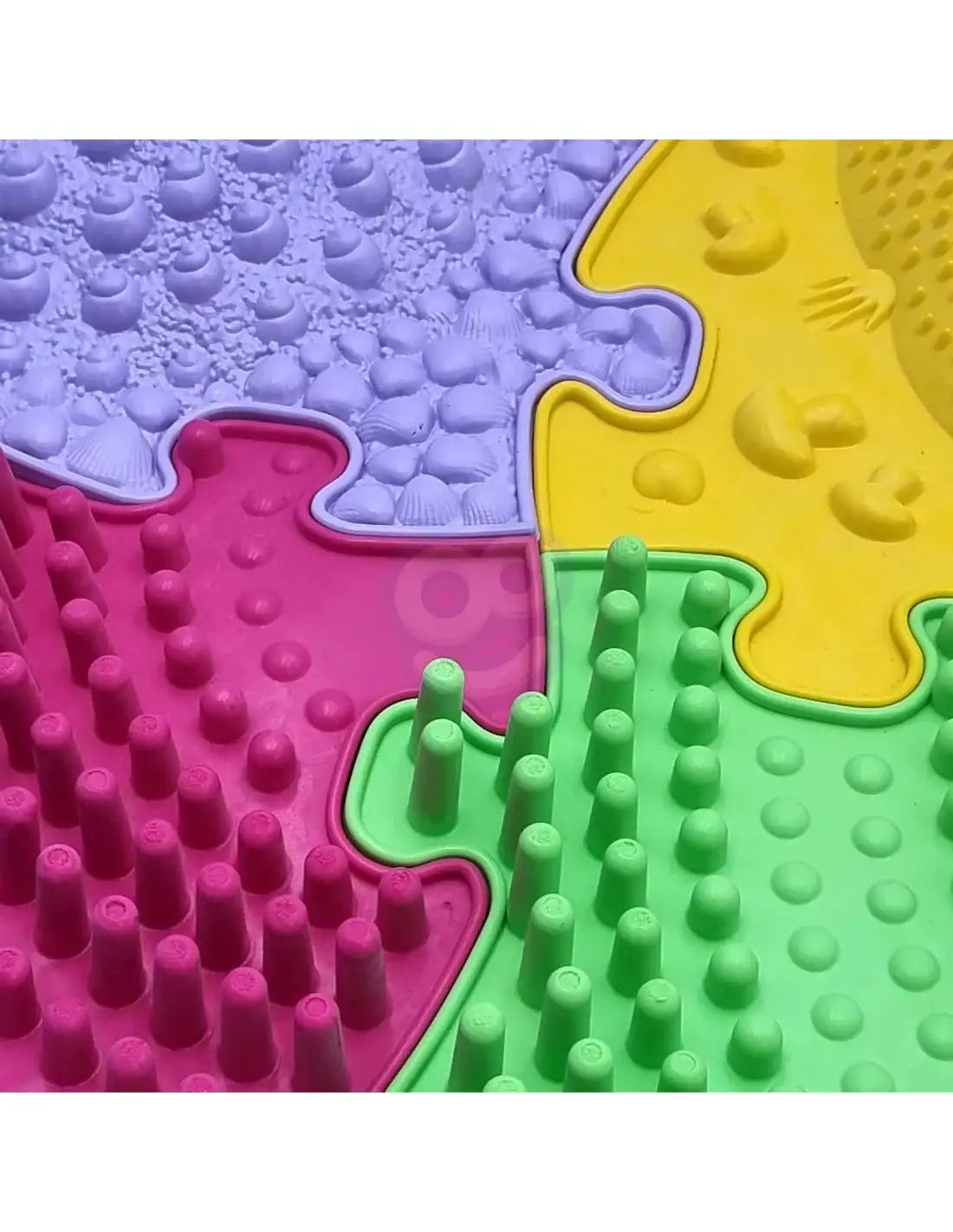 Zabawka sensoryczna mata ortopedyczna puzzle 5 el - zabawki-dla-dziewczynki