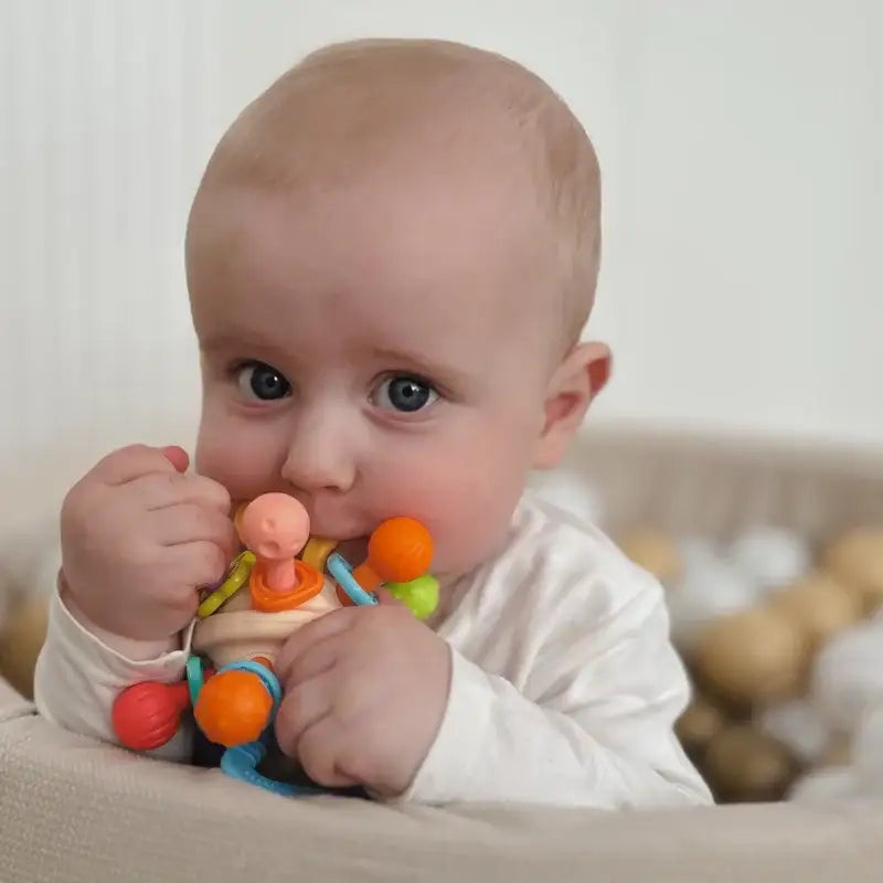 WOOPIE BABY gryzak i grzechotka 2w1 dla malucha - zabawki-dla-dziewczynki