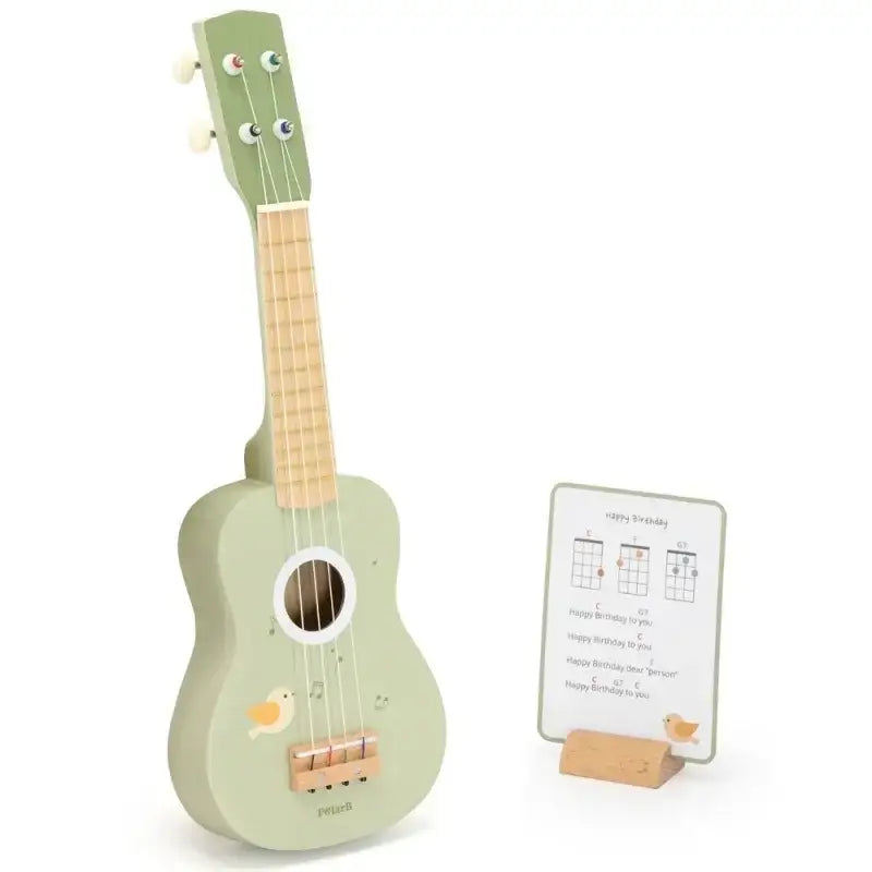 Zabawka muzyczna Viga Ukulele drewniane dla maluchów - zabawki-dla-dziewczynki