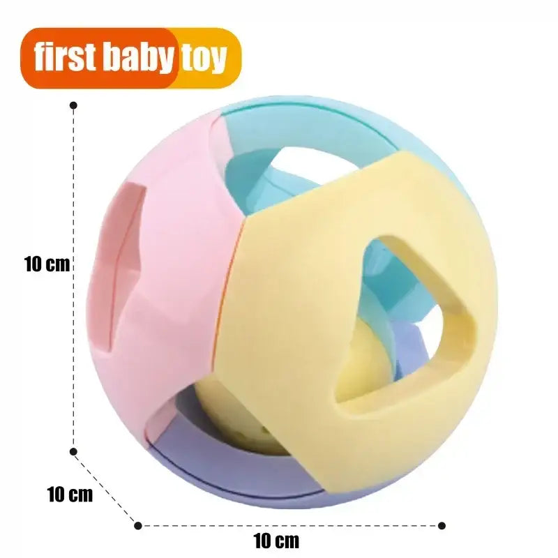WOOPIE BABY Pastelowa Grzechotka Kula do Raczkowania 0m+ - zabawki-dla-dziewczynki
