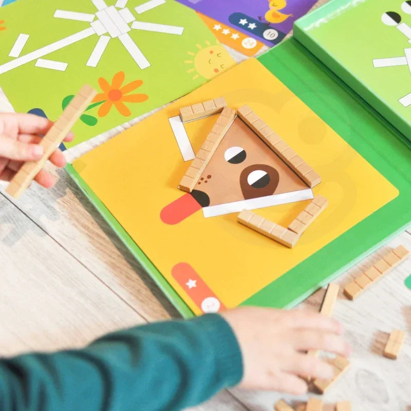 Gra logiczna TOOKY TOY klocki edukacyjne - zabawki-dla-dziewczynki