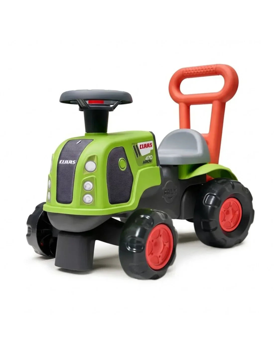 Dziecięcy jeździk traktor Claas Arion 470 z klaksonem i oparciem - zabawki-dla-dziewczynki