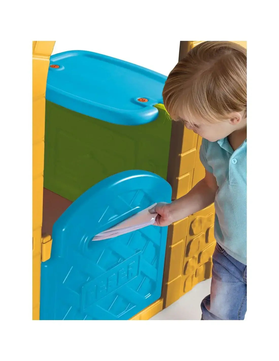 Plastikowy domek FEBER Super Villa z meblami ogrodowymi