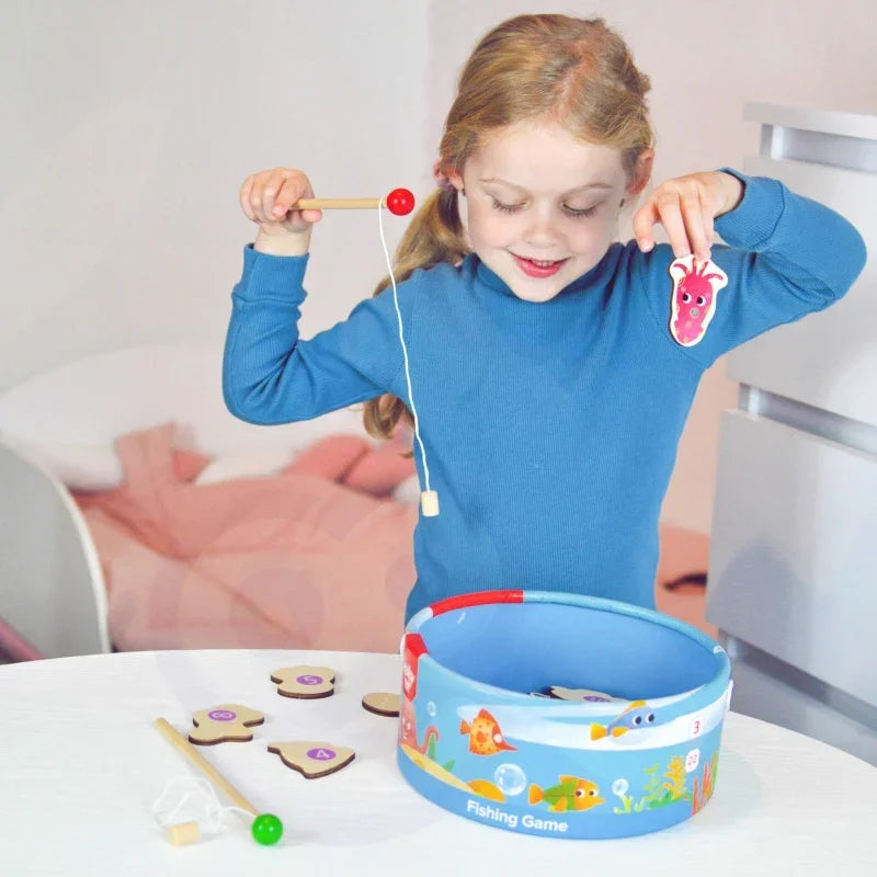 TOOKY TOY Łowienie Rybek – rozwijająca gra manualna dla dzieci