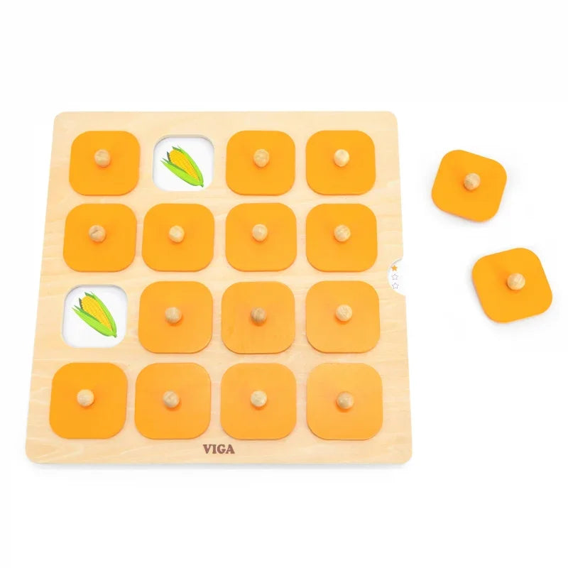 Viga Memory Gra Pamięciowa Zgadnij Obrazki 10 Kart Montessori - zabawki-dla-dziewczynki