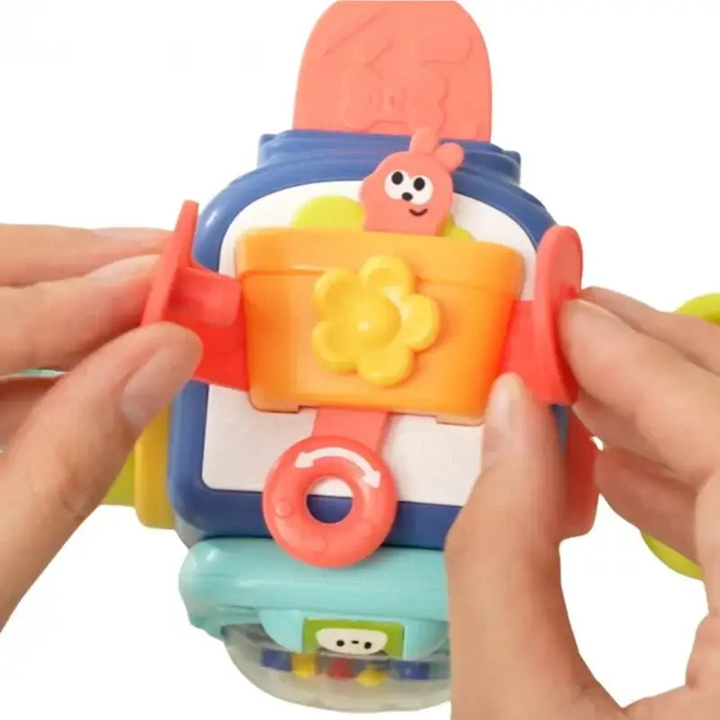 Montessori WOOPIE piłka sensoryczna 6w1 rozwój zdolności manualnych  - zabawki-dla-dziewczynki