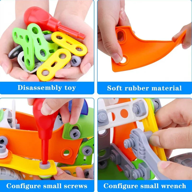 WOOPIE Zestaw Klocki Konstrukcyjne Pojazdy STEM 163 el. - zabawki-dla-dziewczynki