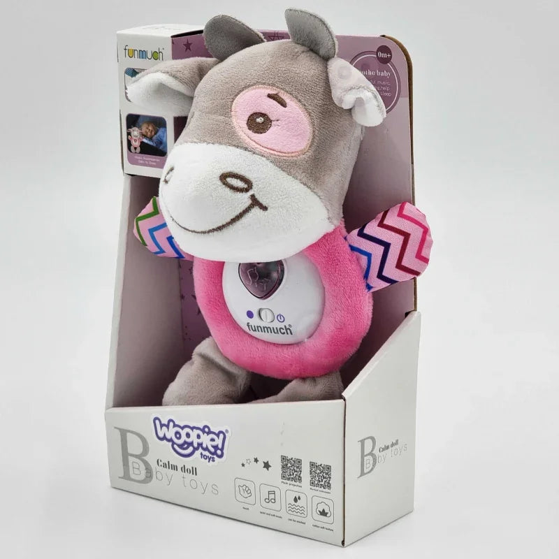 WOOPIE BABY Pluszak przytulanka dla niemowląt światło dźwięk gryzak  - zabawki-dla-dziewczynki