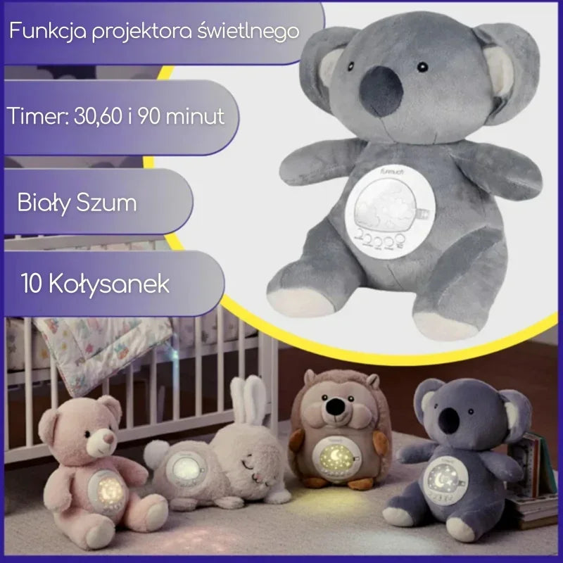 Koala uspokajacz dla niemowląt z czujnikiem płaczu - zabawki-dla-dziewczynki