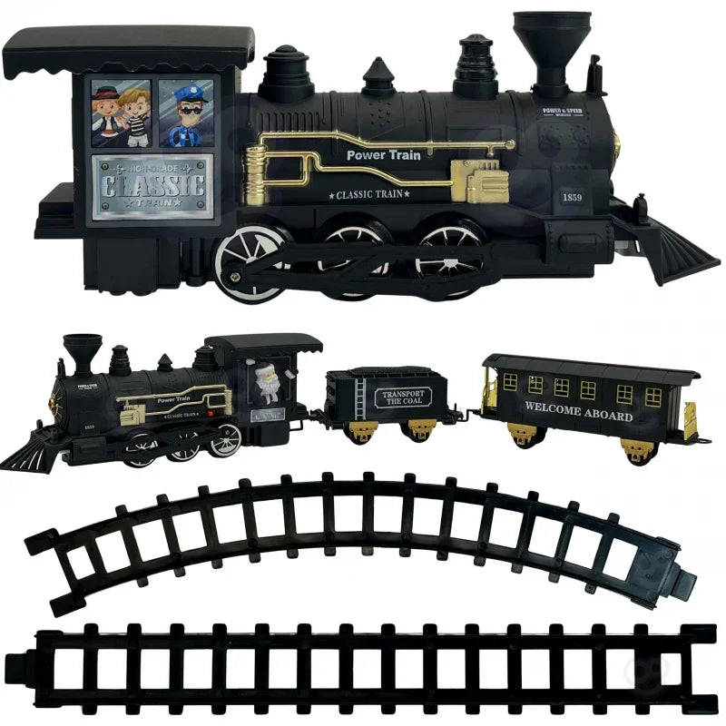 WOOPIE Pociąg Lokomotywa Zestaw XXL Tor 403 cm - zabawki-dla-dziewczynki