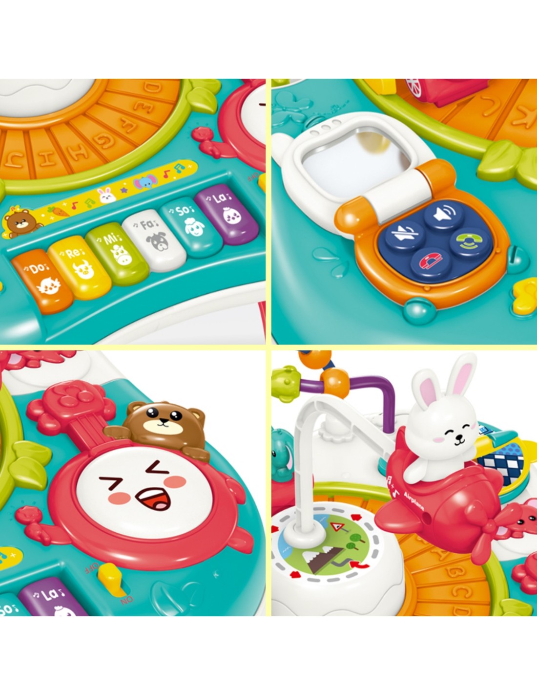 4-WOOPIE BABY Stolik Edukacyjny Interaktywny 2w1 Pianinko Dźwięki-4
