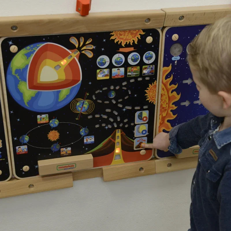 Tablica edukacyjna MASTERKIDZ Ziemia Montessori nauka przez zabawę - zabawki-dla-dziewczynki