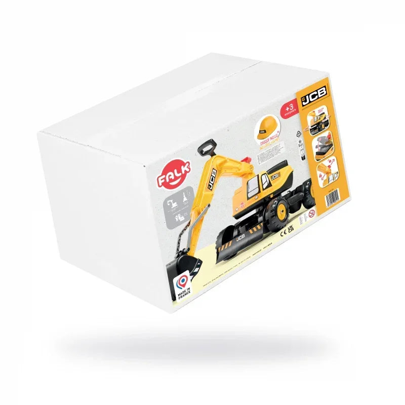 Żółta koparka FALK JCB DIGGER ruchoma łyżka - zabawki-dla-dziewczynki