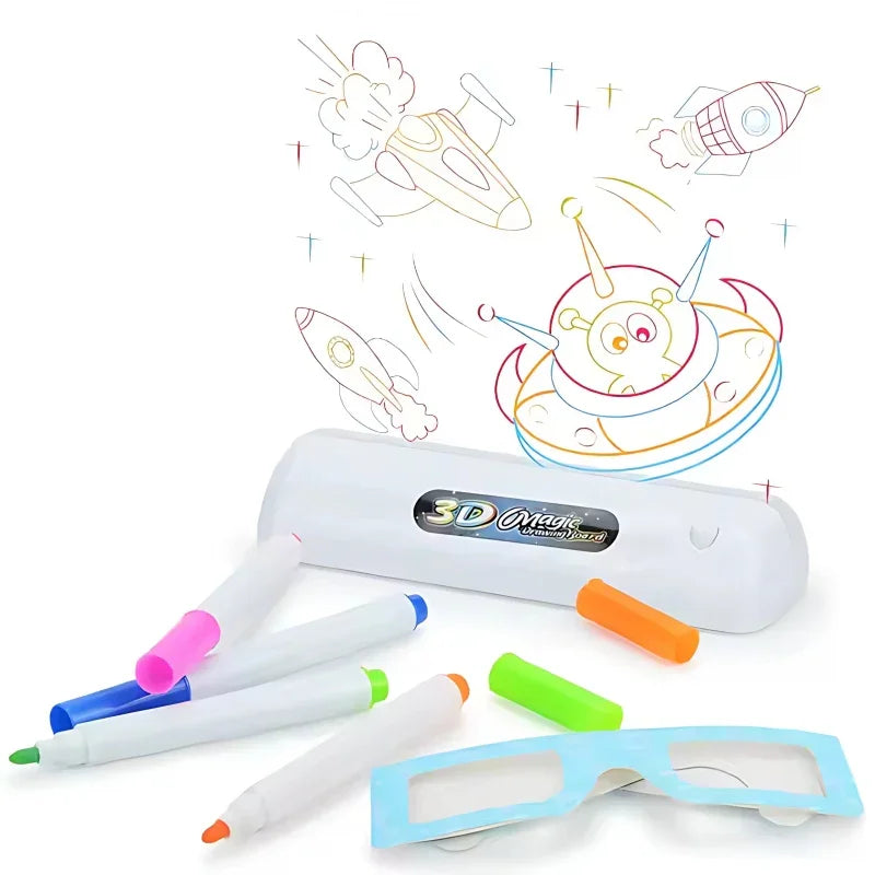 WOOPIE Magnetyczna Tablica 3D Podświetlenie LED do Rysowania - zabawki-dla-dziewczynki