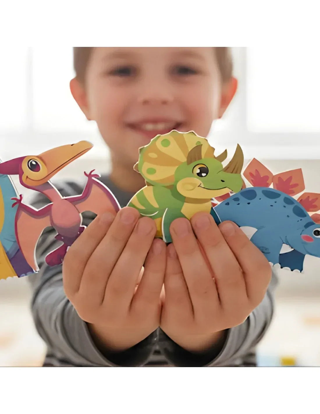 Woopie magnetyczne klocki Dino figurki dinozaurów i elementy budowlane  - zabawki-dla-dziewczynki