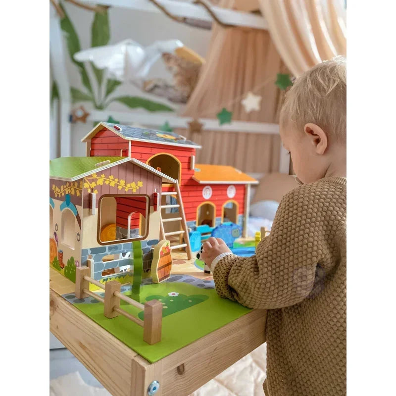 WOOPIE GREEN Mega Farma 18 el edukacyjna zabawka dla dzieci - zabawki-dla-dziewczynki