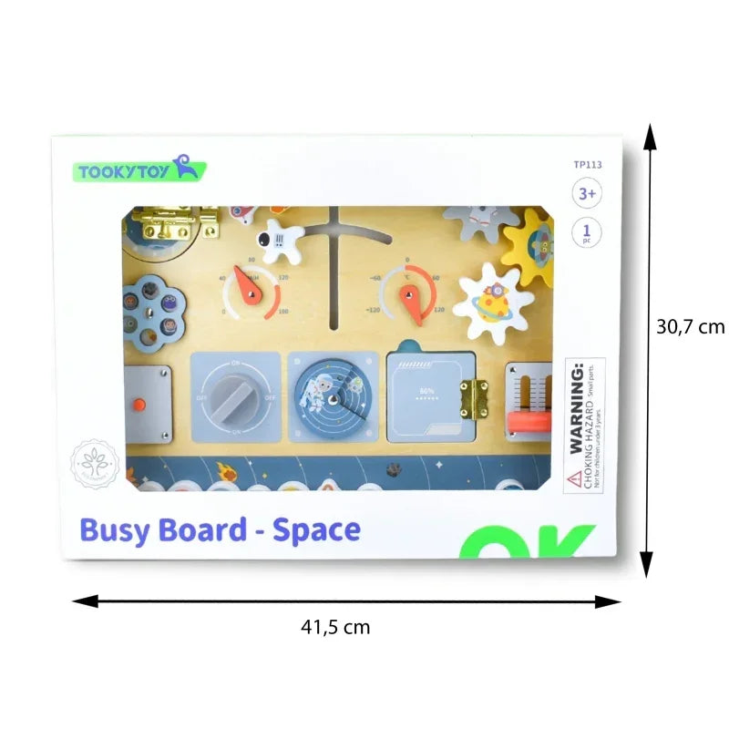 Astronauta Statek Kosmiczny TOOKY TOY tablica edukacyjna i kreatywna - zabawki-dla-dziewczynki