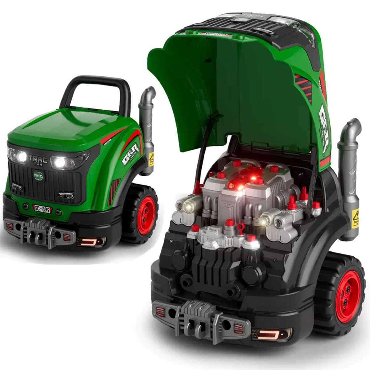5-WOOPIE Interaktywny Warsztat Mechaniczny Traktor z Licznymi Akcesoriami 60 el.-5