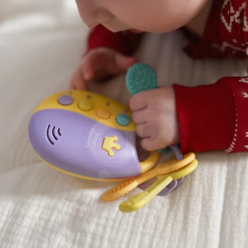 WOOPIE BABY Interaktywne Kluczki Samochodowe z Pilotem Gryzak 2w1 - zabawki-dla-dziewczynki