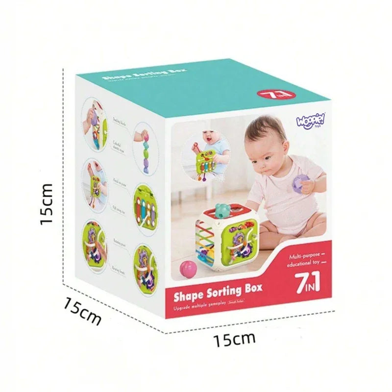 WOOPIE BABY Sensoryczna Edukacyjna Kostka Aktywności - zabawki-dla-dziewczynki
