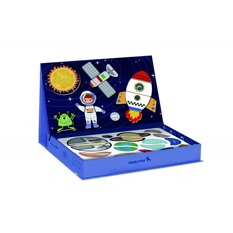 TOOKY TOY układanka magnetyczna kosmos puzzle dla dzieci - zabawki-dla-dziewczynki