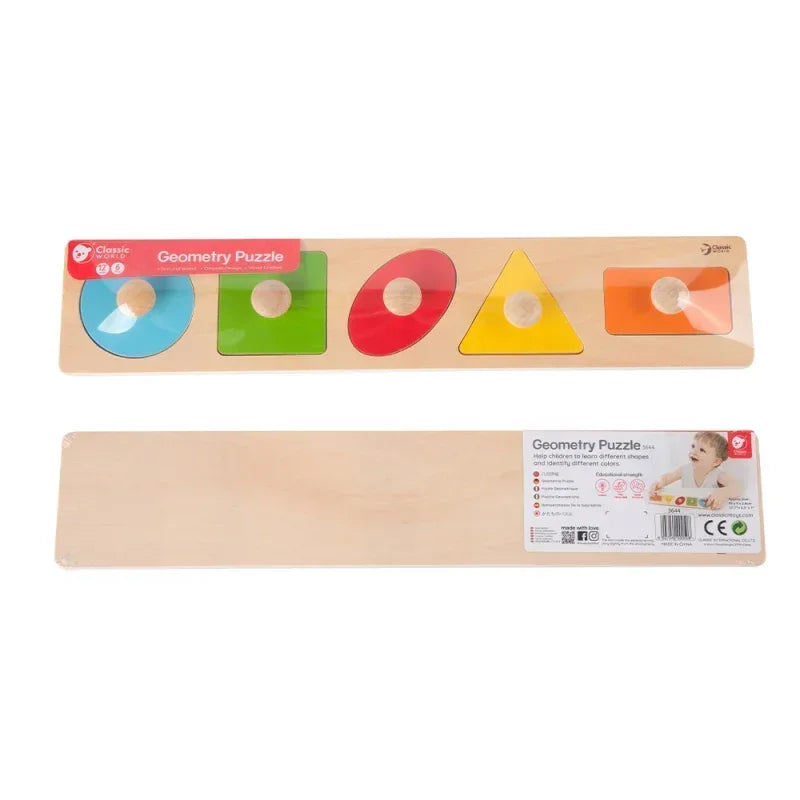 CLASSIC WORLD układanka 7 el. Montessori nauka figur i kolorów -  zabawki-dla-dziewczynki