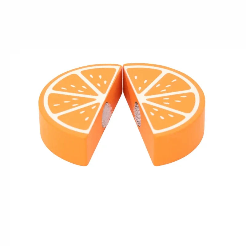 VIGA Drewniana Układanka Edukacyjna Montessori Owoce do Krojenia - zabawki-dla-dziewczynki