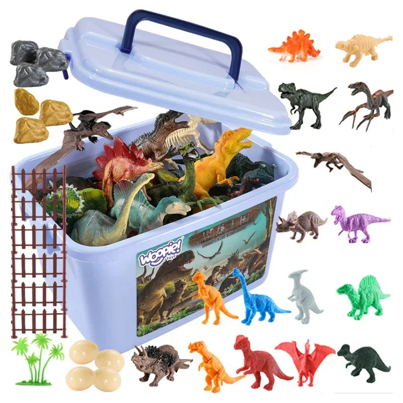 WOOPIE Zestaw Figurki Dinozaury 40 szt. - zabawki-dla-dziewczynki