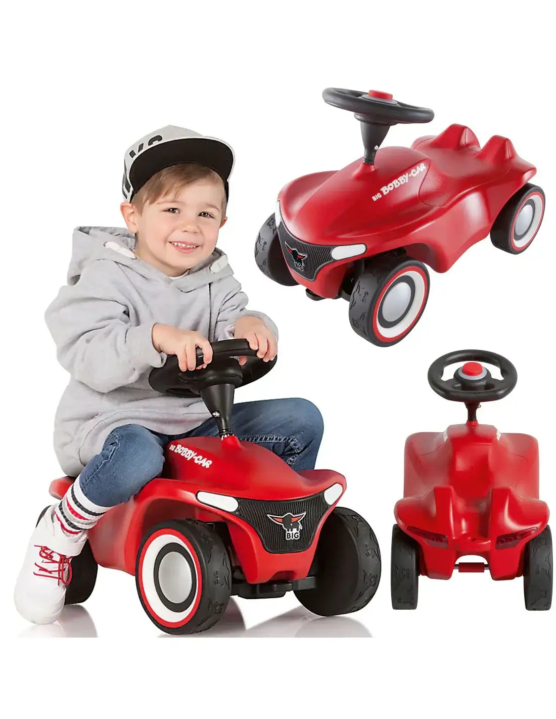 1-BIG Czerwony jeżdzik Bobby Car Neo Red-1