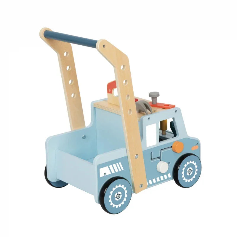 Mini samochód TOOKY TOY chodzik drewniany warsztat dla dzieci - zabawki-dla-dziewczynki